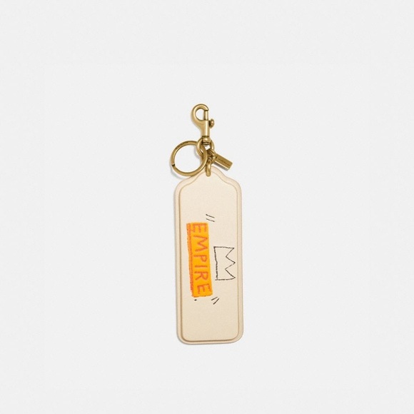 Coach X Jean Michel Basquiat Leather Bag Charm NWT - Picture 1 of 1